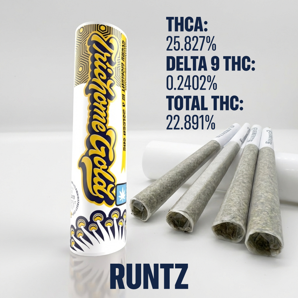 Runtz - 1g Flower Pre-Roll 4 Pack