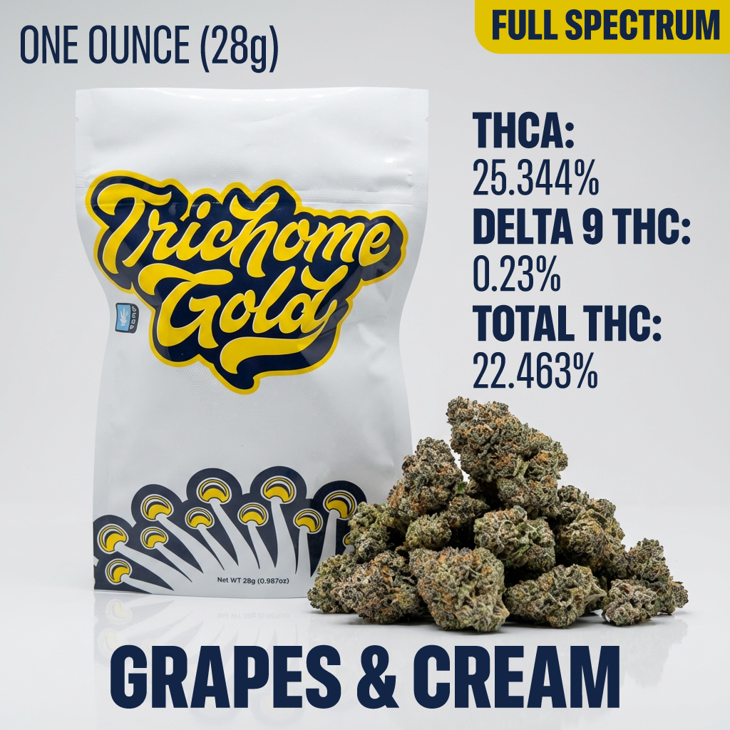 Grapes & Cream (Full Ounce - 28g) Full Spectrum Flower