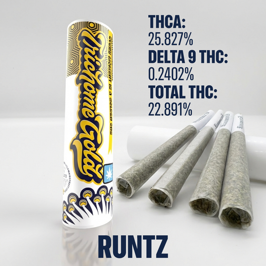 Runtz - 1g Flower Pre-Roll 4 Pack